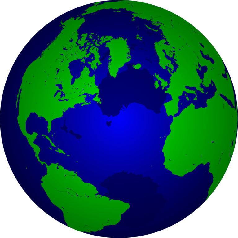 globe in Arabic
