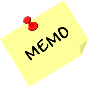 memo in Arabic