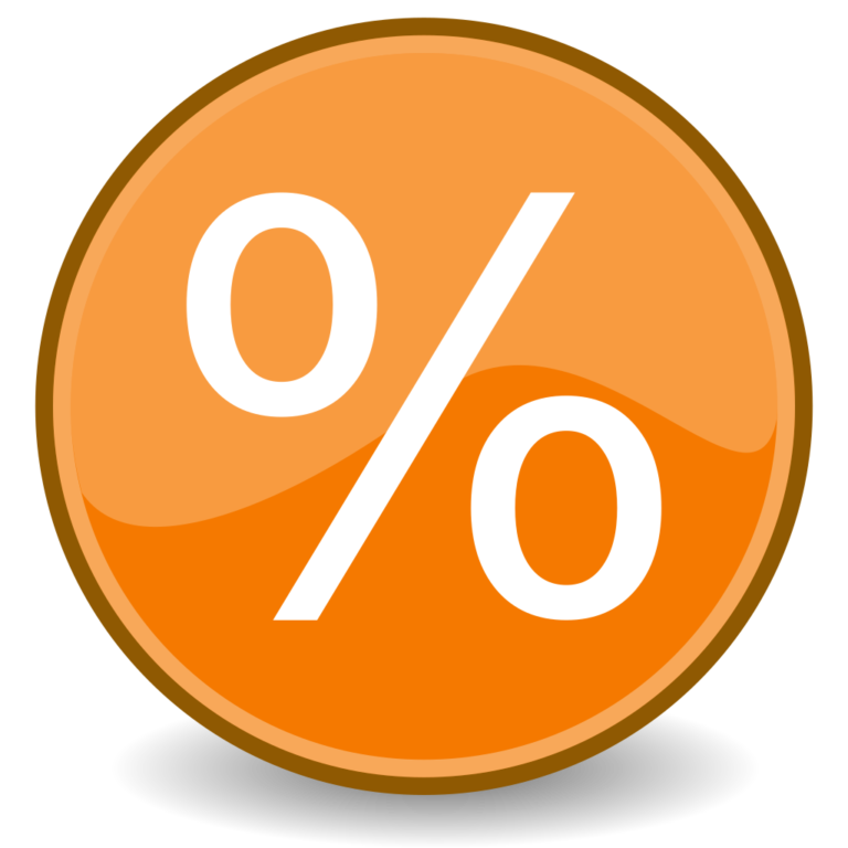 percentage in Arabic